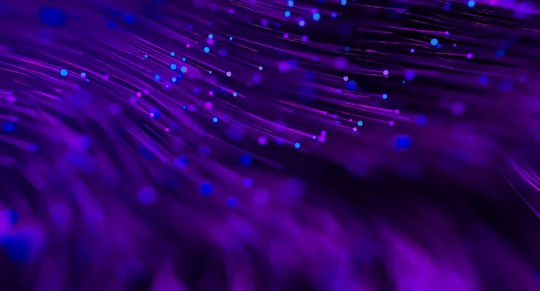 abstract background with movement luminous particles digital technology connection concept